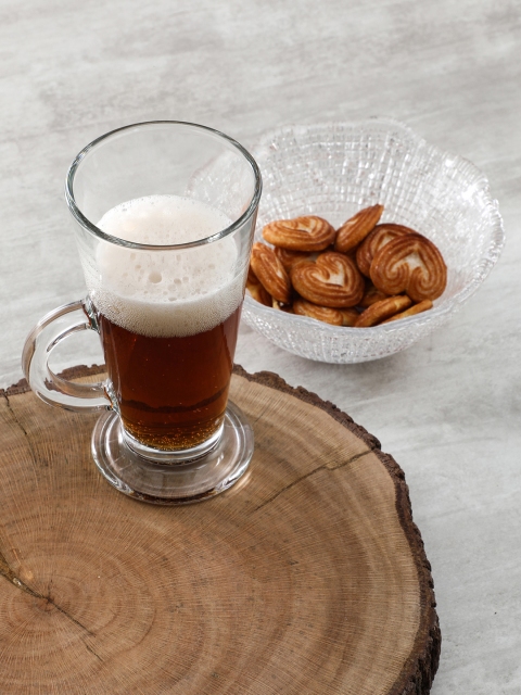 

Pure Home and Living Set of 6 Clear Acapulco Irish Coffee Glasses, Transparent