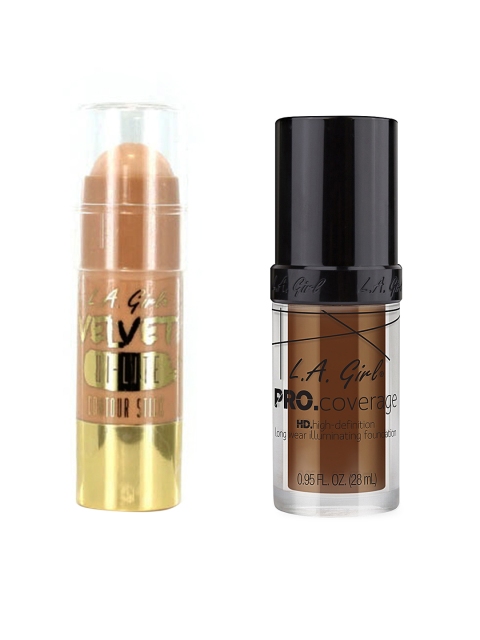 

L.A Girl Highlighter & Foundation Set, Brown
