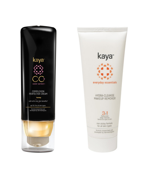 

Kaya Skin Clinic Pack of Makeup Remover and Complexion Corrector Cream, Beige