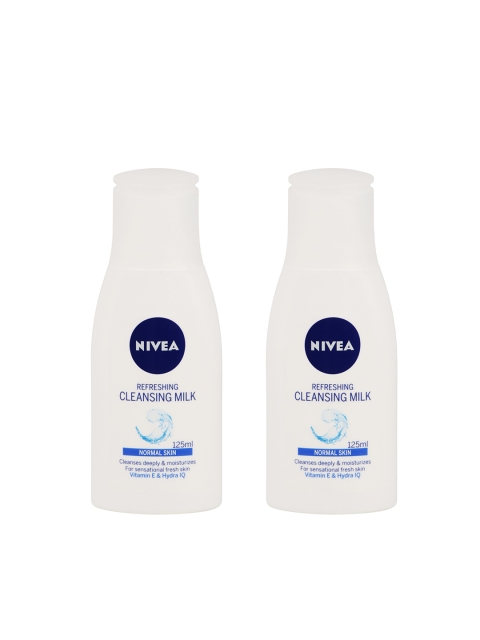 

Nivea Unisex Set of 2 Refreshing Cleansing Milk, White