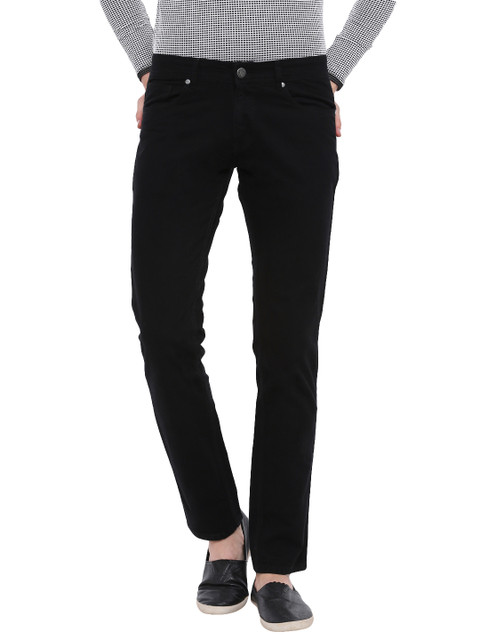 

High Star Men Black Slim Fit Mid-Rise Clean Look Jeans