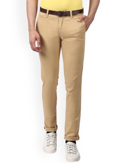 

Parx Men Khaki Slim Fit Solid Chinos