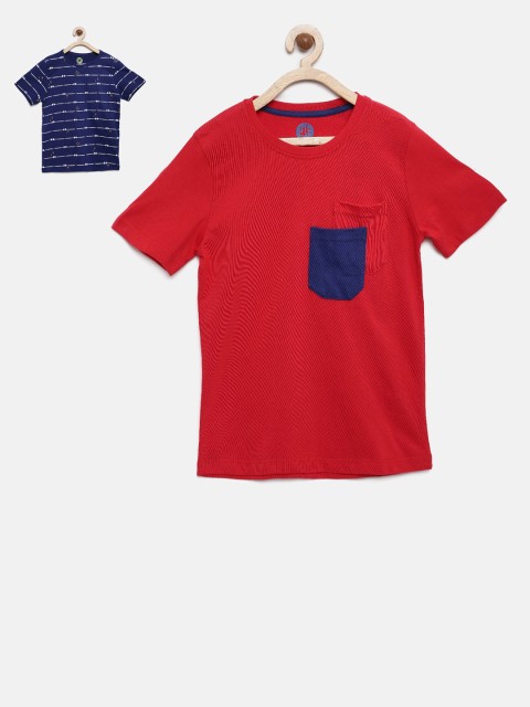 

YK Boys Set of 2 T-shirts, Red