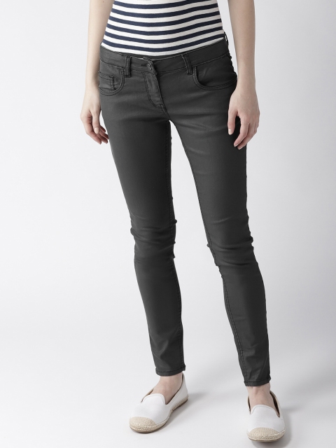 

Mast & Harbour Women Black Skinny Fit Mid-Rise Clean Look Stretchable Jeans
