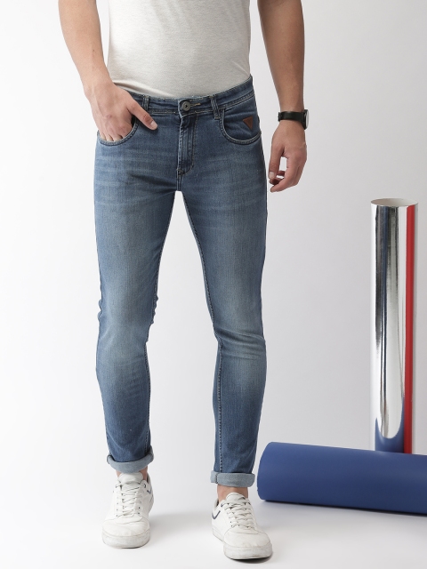 

Harvard Men Blue Skinny Fit Mid-Rise Clean Look Jeans