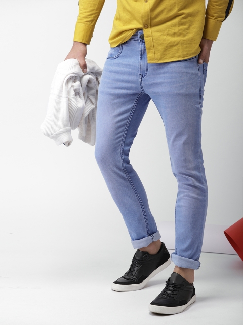 

Harvard Men Blue Tapered Fit Mid-Rise Clean Look Stretchable Jeans