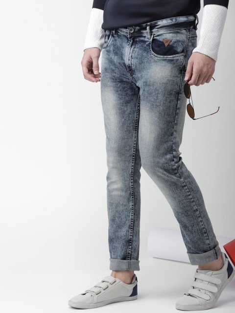 

Harvard Men Blue Regular Fit Mid-Rise Clean Look Stretchable Jeans
