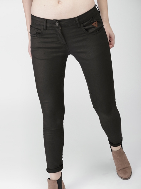 

Harvard Women Black Slim Fit Mid-Rise Clean Look Stretchable Jeans