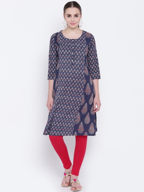 

Rangriti Women Assorted Printed Straight Kurta