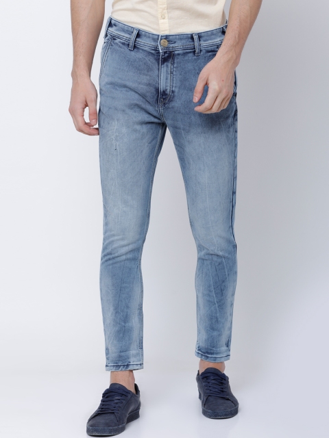 

LOCOMOTIVE Men Blue Slim Fit Mid-Rise Clean Look Stretchable Jeans