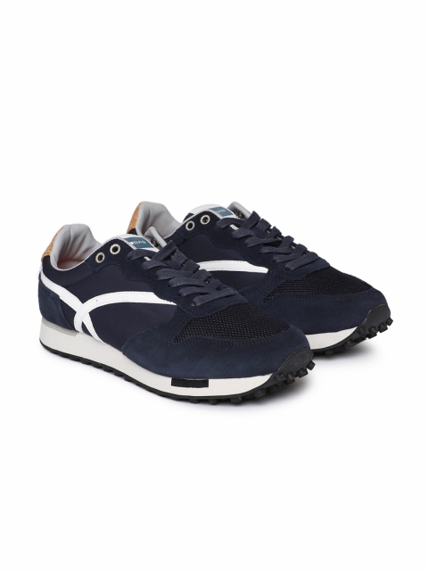 

GAS Men Navy Blue SAGAN NYX Sneakers