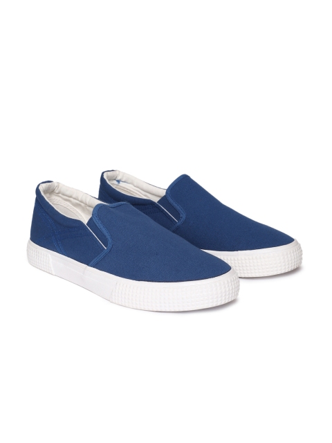 

GAS Men Blue Santamonica Slip-On Sneakers
