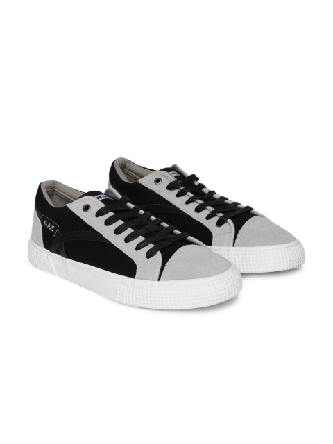 

GAS Men Black and Grey CALIFORNIA LOW CVS Sneakers