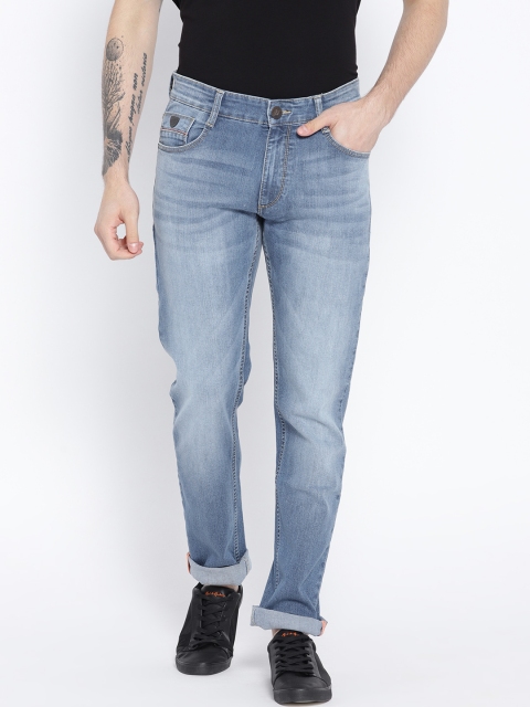 

John Players Men Blue Slim Fit Low-Rise Clean Look Stretchable Jeans