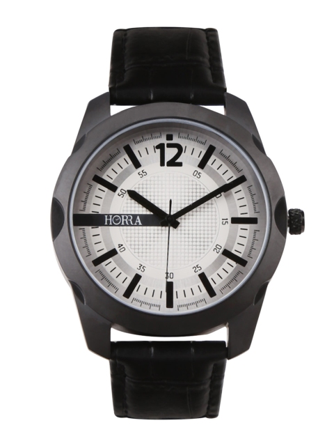 

HORRA Men White & Black Analogue Watch PB817MLS76