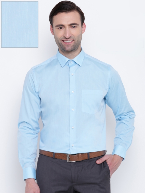 

Park Avenue Men Blue Regular Fit Solid Formal Shirt