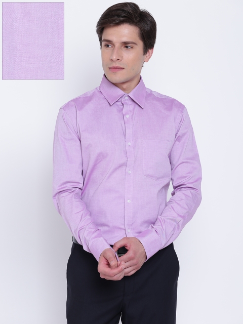 

Park Avenue Men Lavender Slim Fit Solid Formal Shirt, Violet