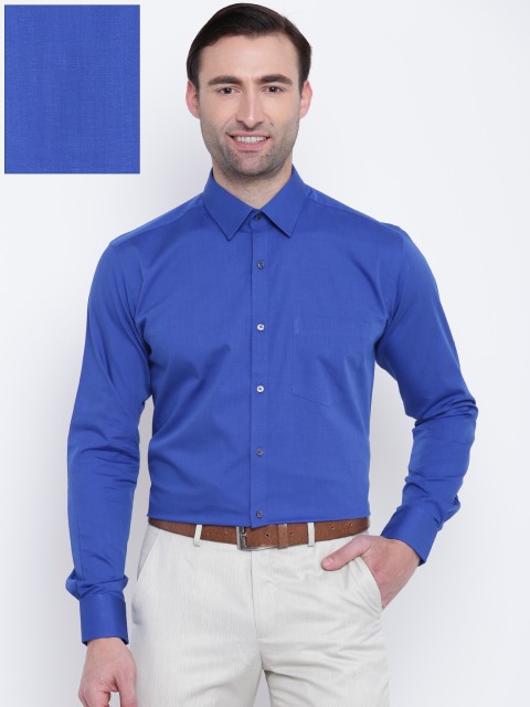 

Park Avenue Men Blue Slim Fit Solid Formal Shirt