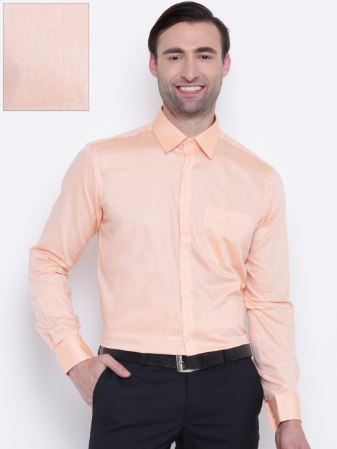 

Park Avenue Men Orange Slim Fit Solid Formal Shirt