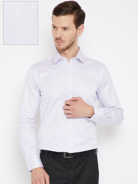 

Park Avenue Men Lavender Slim Fit Self-Design Formal Shirt