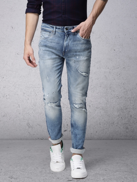 

Ecko Unltd Men Blue Slim Fit Mid-Rise Clean Look Stretchable Jeans
