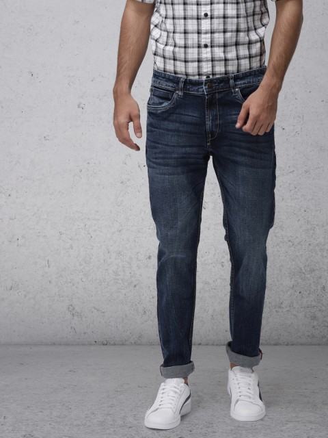 

Ecko Unltd Men Blue Slim Fit Mid-Rise Clean Look Stretchable Jeans