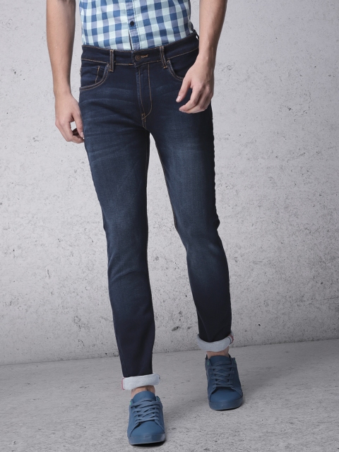 

Ecko Unltd Men Blue Slim Fit Mid-Rise Clean Look Stretchable Jeans