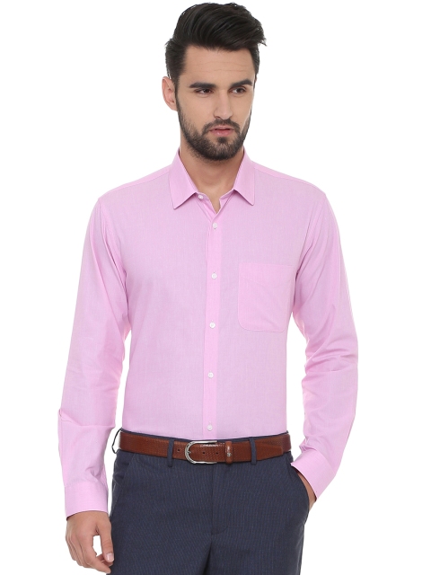 

Peter England Men Pink Regular Fit Solid Formal Shirt