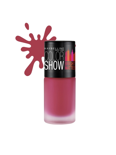 

Maybelline New York Colour Show Bright Matte Peppy Pink Nail Polish M105 6ml