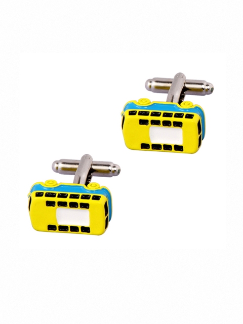 

Tossido Yellow Quirky Cufflinks
