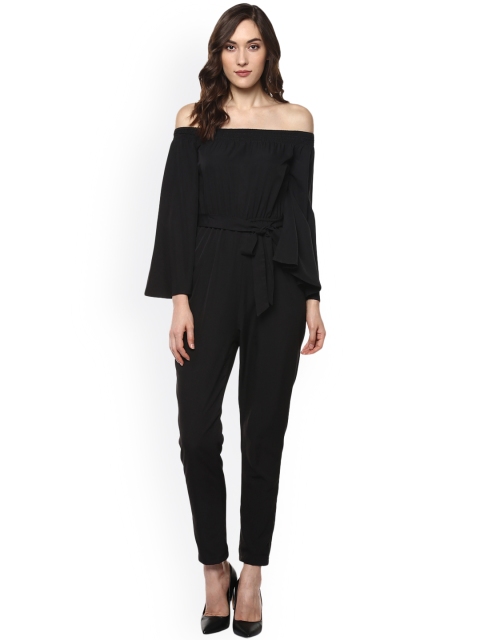 

MABISH by Sonal Jain Black Solid Basic Jumpsuit