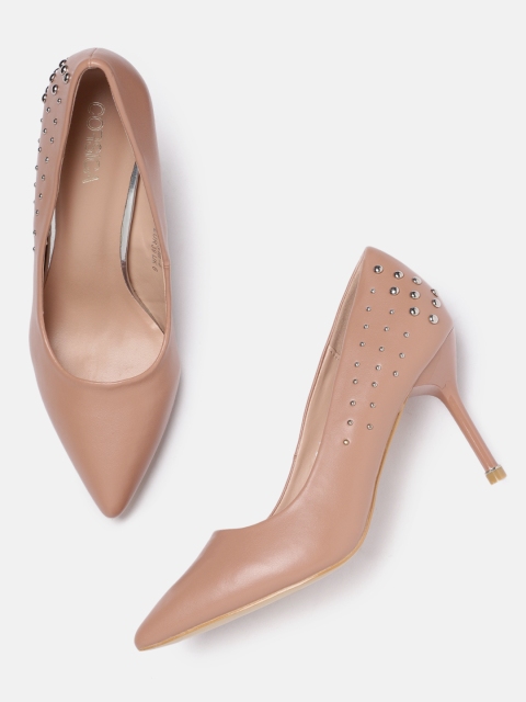

CORSICA Women Nude-Coloured Solid Pumps