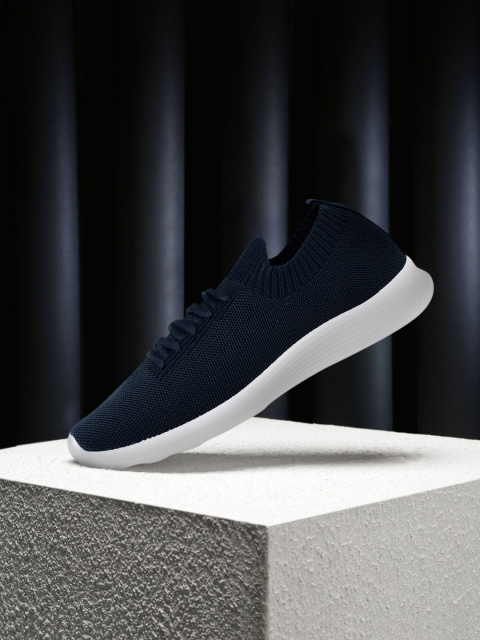 

Crew STREET Men Navy Blue Slip-On Sneakers