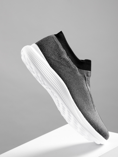 

Crew STREET Men Grey Slip-On Sneakers