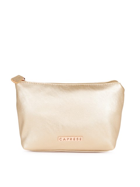 

Caprese Gold-Toned Solid Leather Clutch