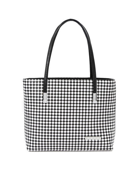 

Lino Perros Black & White Checked Handbag