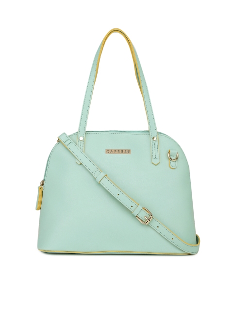 

Caprese Sea Green Solid Shoulder Bag