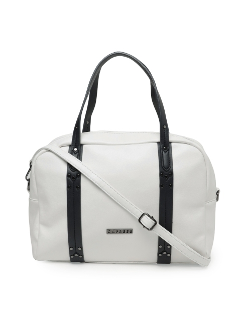 

Caprese White Solid Handheld Bag