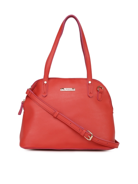

Caprese Red Solid Shoulder Bag
