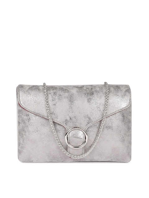 

Caprese Gunmetal-Toned Solid Sling Bag, Metallic