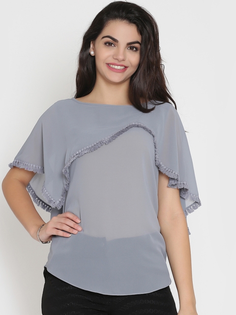 

Eavan Women Grey Solid Top