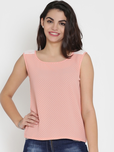 

Eavan Women Peach-Coloured Solid Top
