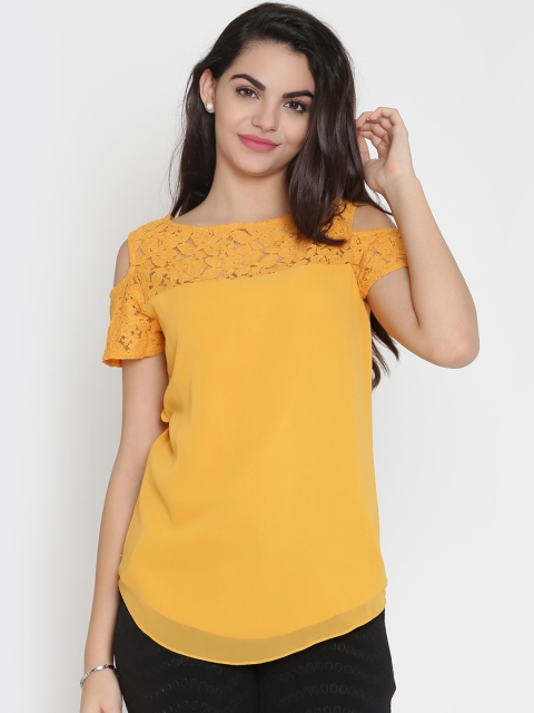 

Eavan Women Mustard Solid Top