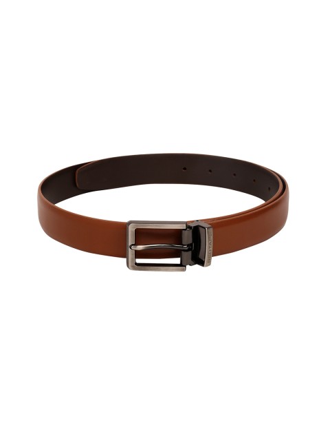 

Red Tape Men Tan Textured Leather Belt