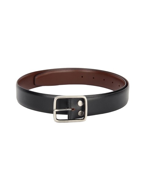 

Red Tape Men Black & Brown Textured Reversible Belt