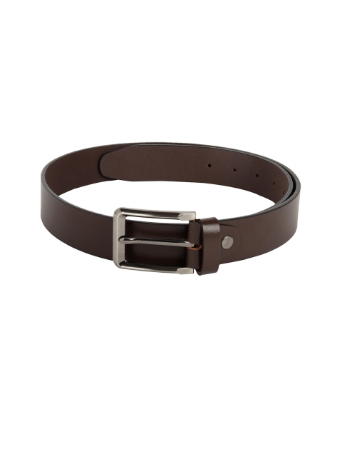 

Red Tape Men Brown Solid Leather Belt