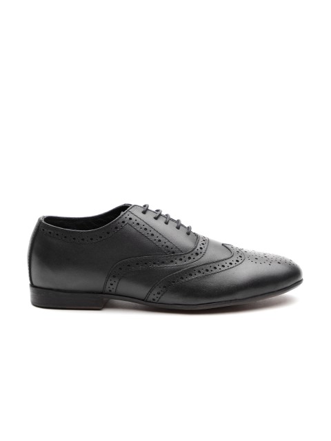 

Carlton London Men Black Formal Brogues