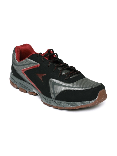 

Power Men Grey & Black Training Shoes