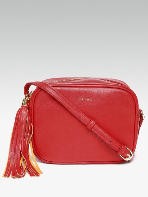 

HEATWAVE Red Solid Sling Bag