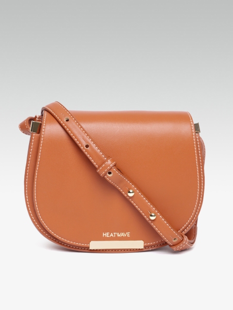 

HEATWAVE Brown Solid Sling Bag